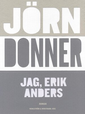 cover image of Jag, Erik Anders